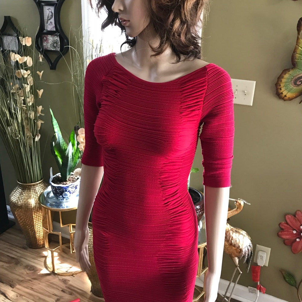 ❤️❤️ Red bandage dress